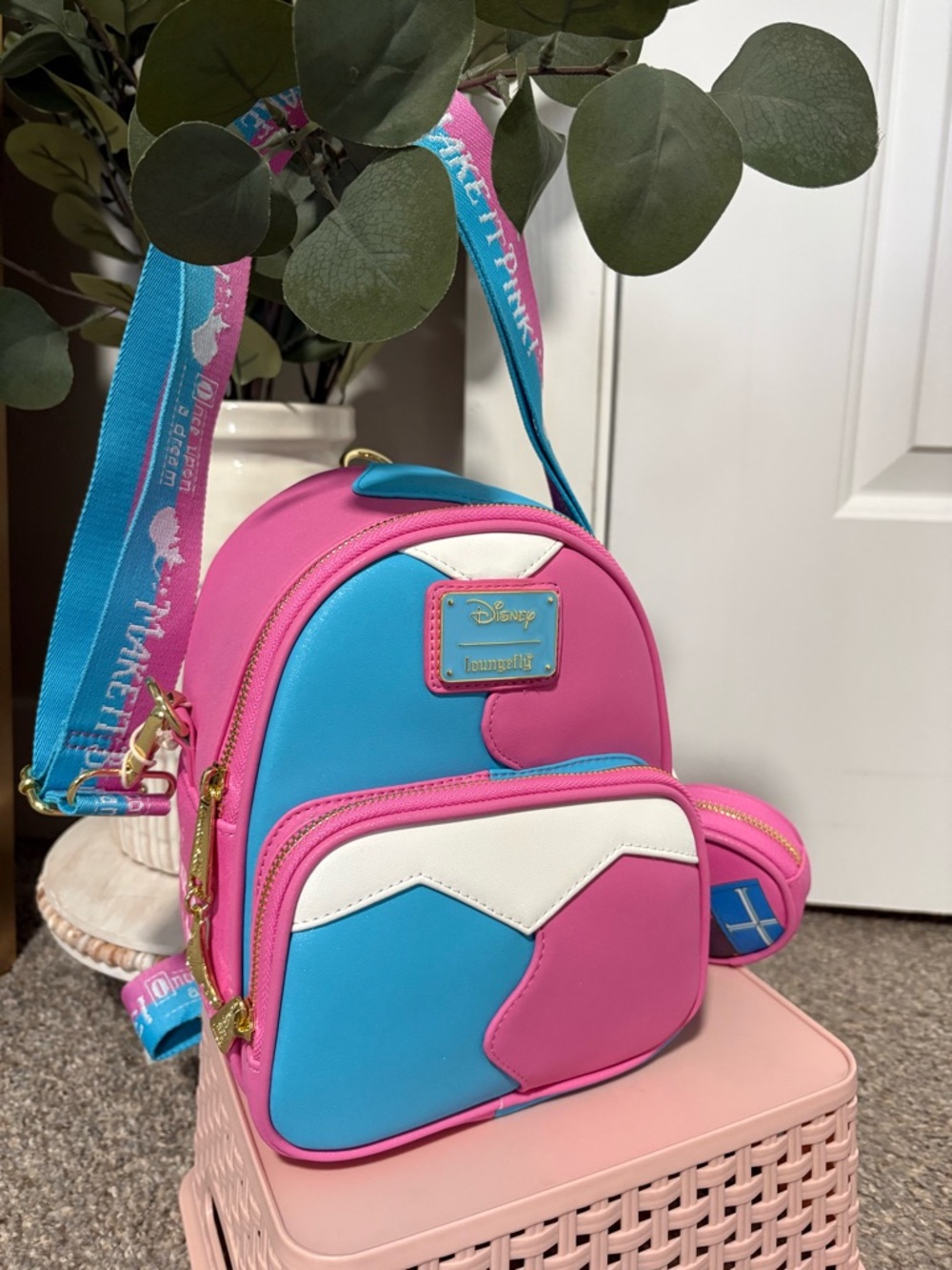 Make it pink make it blue Loungefly backpack